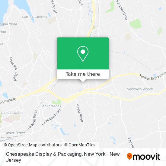 Chesapeake Display & Packaging map