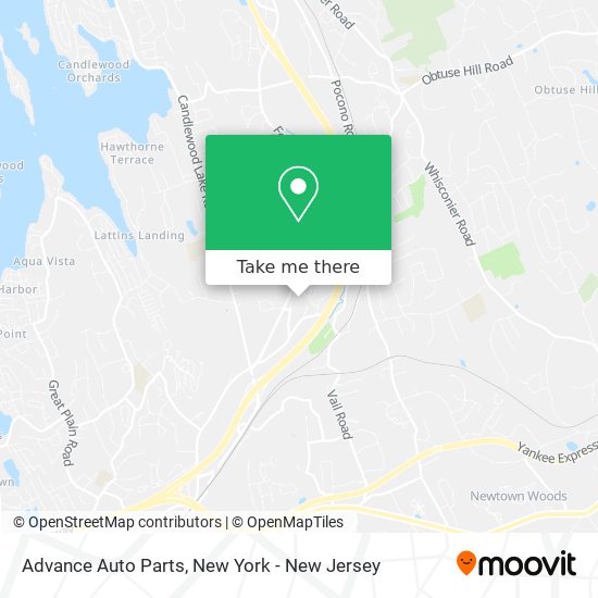 Mapa de Advance Auto Parts