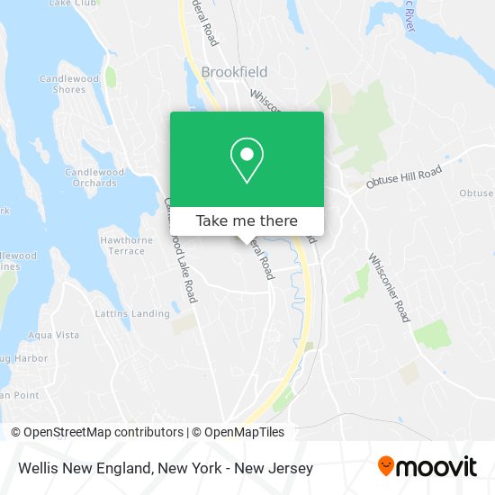 Wellis New England map
