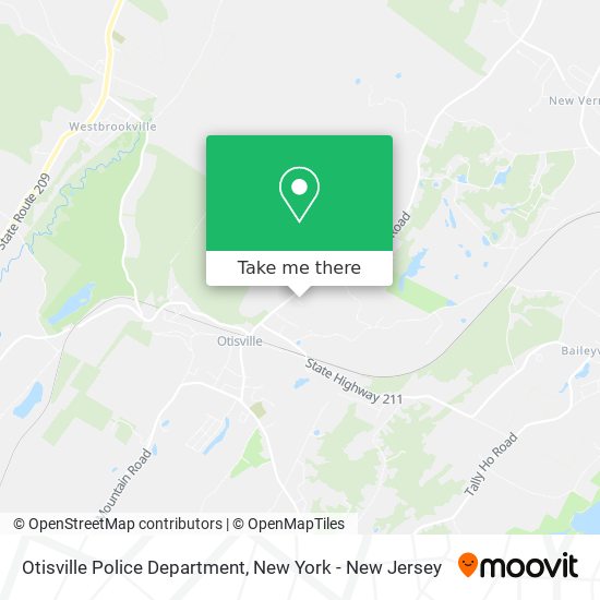 Otisville Police Department map