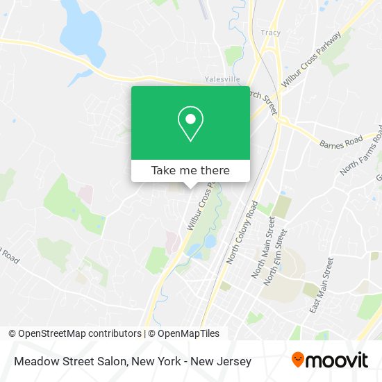 Mapa de Meadow Street Salon