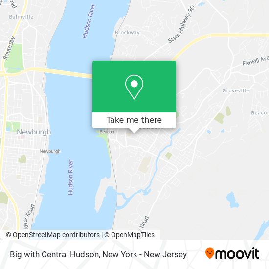 Big with Central Hudson map