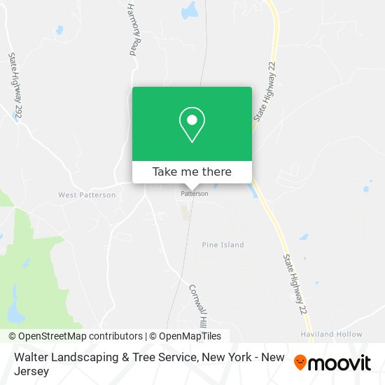 Mapa de Walter Landscaping & Tree Service