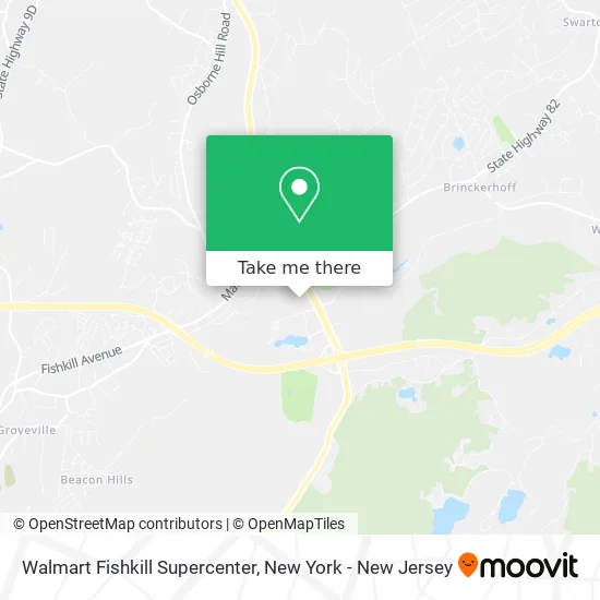 Walmart Fishkill Supercenter map