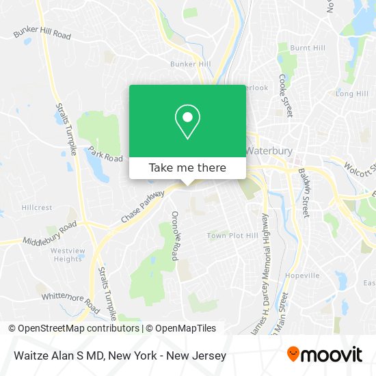 Waitze Alan S MD map