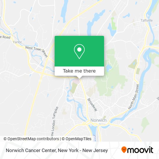 Mapa de Norwich Cancer Center