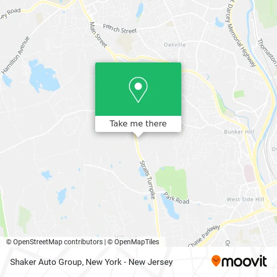 Shaker Auto Group map