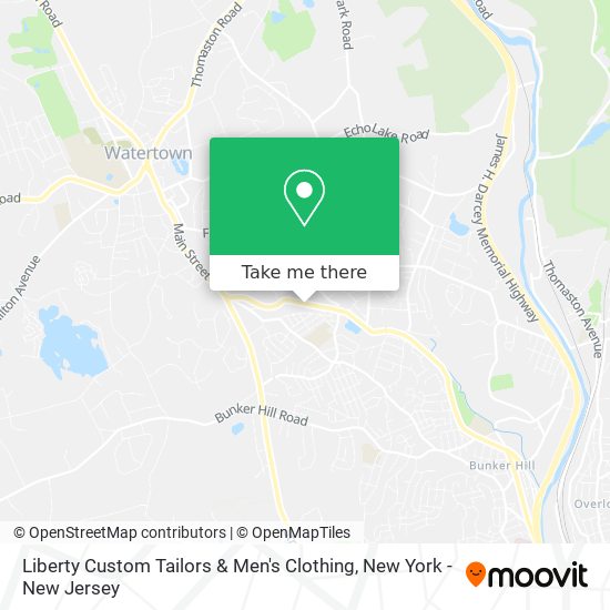 Liberty Custom Tailors & Men's Clothing map