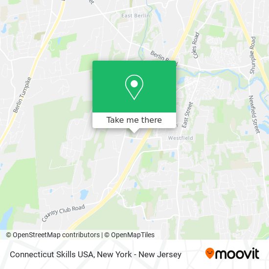 Connecticut Skills USA map