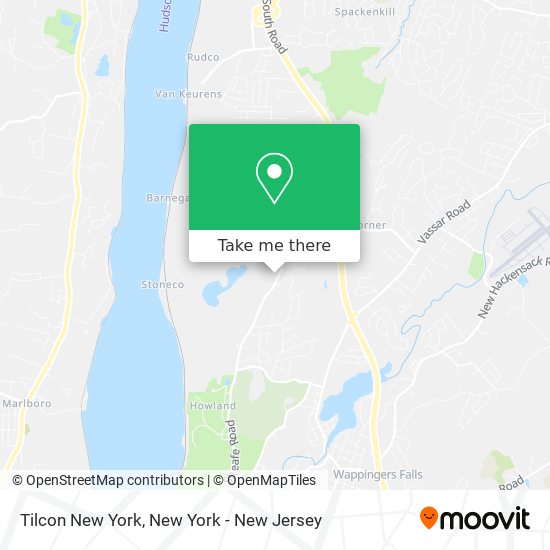 Mapa de Tilcon New York