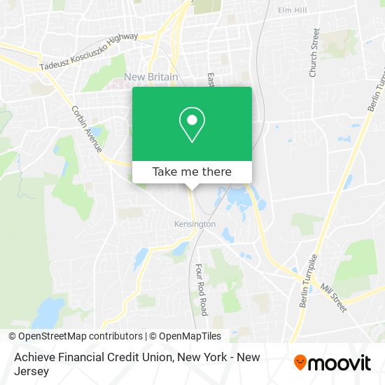 Achieve Financial Credit Union map