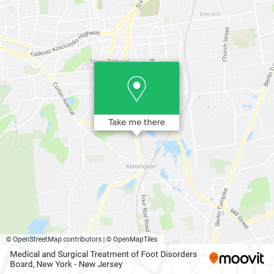 Medical and Surgical Treatment of Foot Disorders Board map