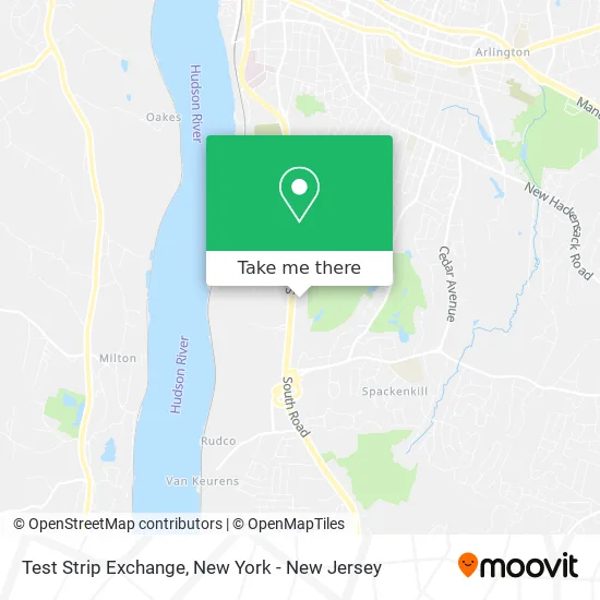 Test Strip Exchange map
