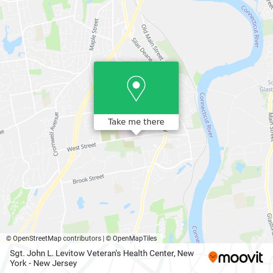 Mapa de Sgt. John L. Levitow Veteran's Health Center