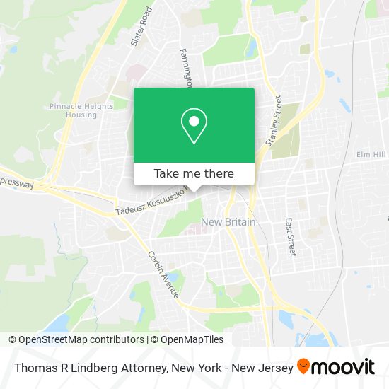 Mapa de Thomas R Lindberg Attorney
