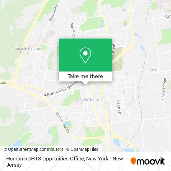 Human RGHTS Opprtnities Office map