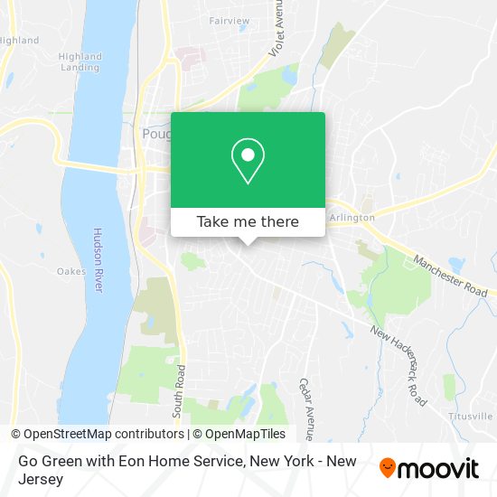 Go Green with Eon Home Service map