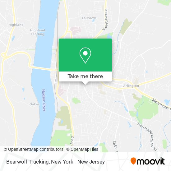 Mapa de Bearwolf Trucking