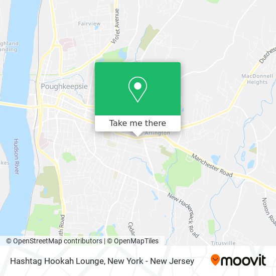 Hashtag Hookah Lounge map