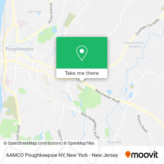 AAMCO Poughkeepsie NY map