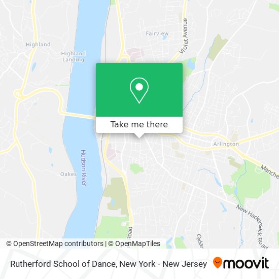 Mapa de Rutherford School of Dance