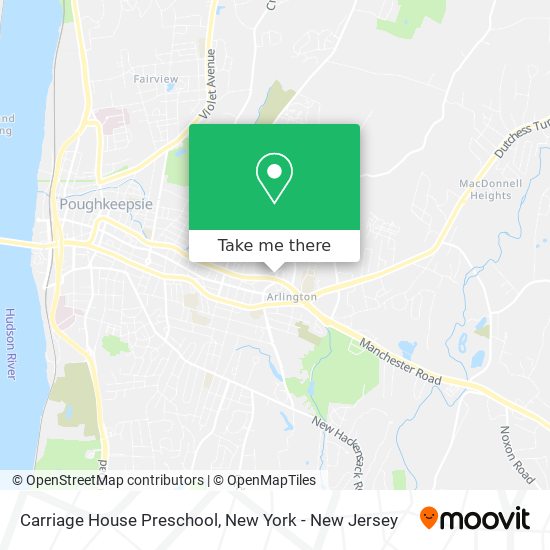 Carriage House Preschool map