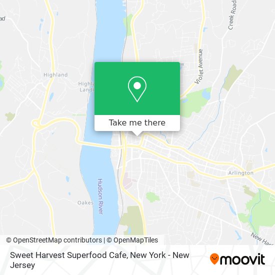 Sweet Harvest Superfood Cafe map