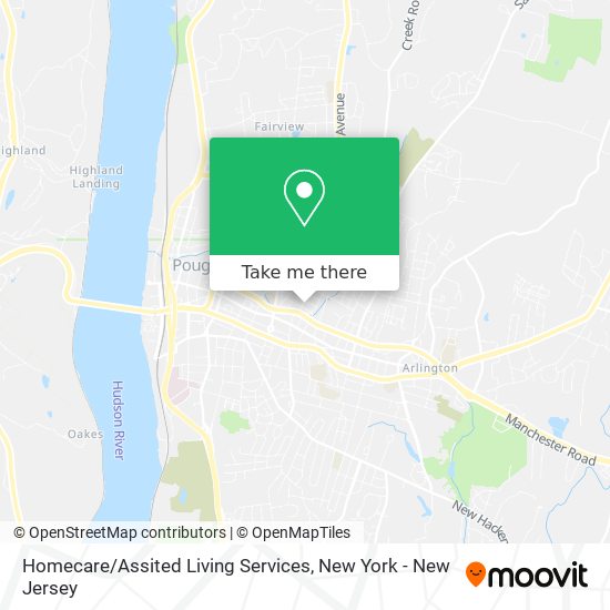 Homecare / Assited Living Services map