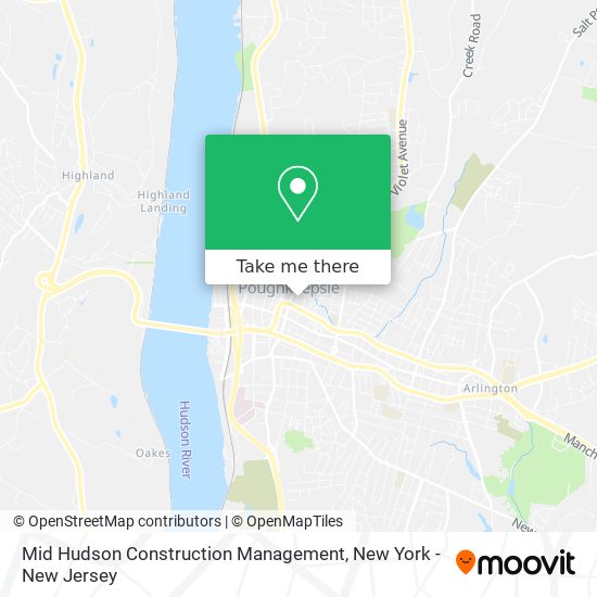 Mapa de Mid Hudson Construction Management