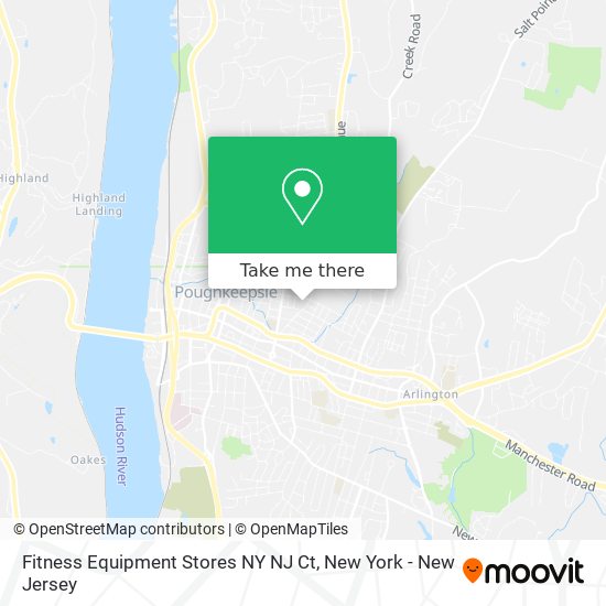 Fitness Equipment Stores NY NJ Ct map