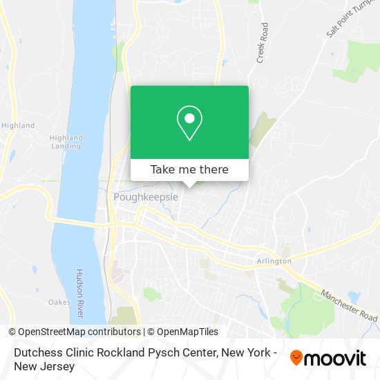 Mapa de Dutchess Clinic Rockland Pysch Center