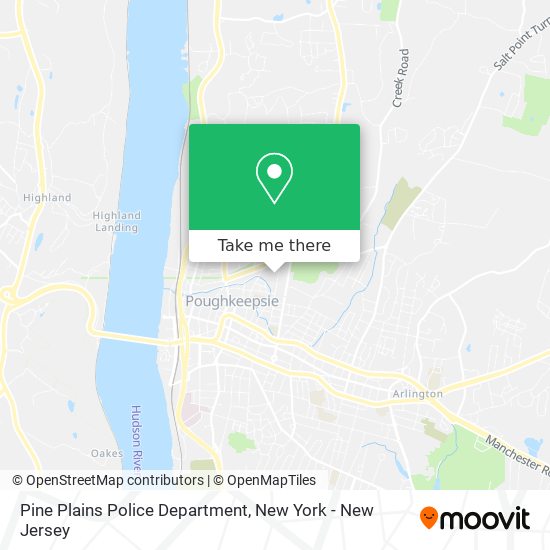 Pine Plains Police Department map