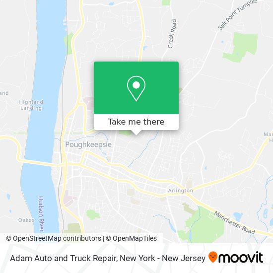 Mapa de Adam Auto and Truck Repair