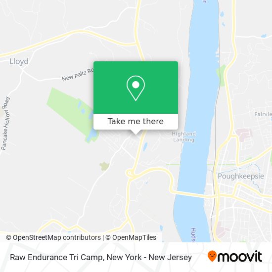 Mapa de Raw Endurance Tri Camp