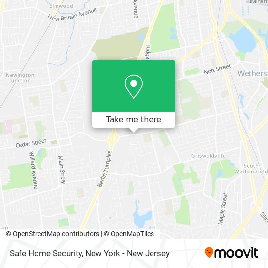 Mapa de Safe Home Security