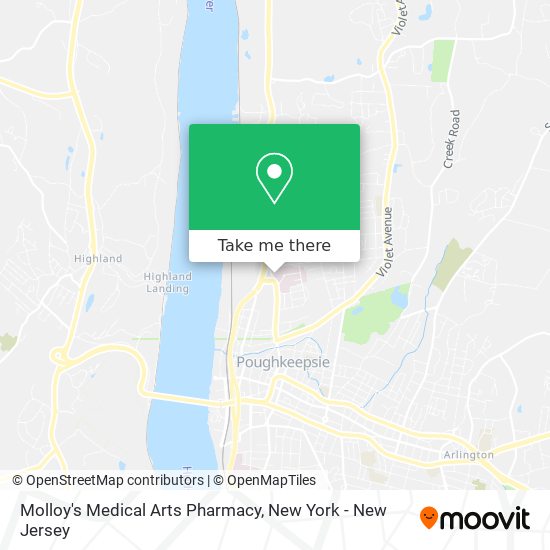 Mapa de Molloy's Medical Arts Pharmacy