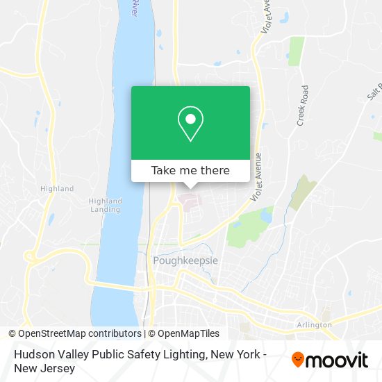 Hudson Valley Public Safety Lighting map