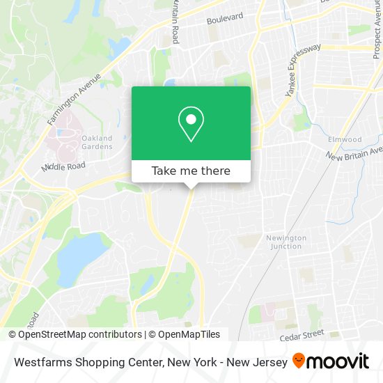Westfarms Shopping Center map