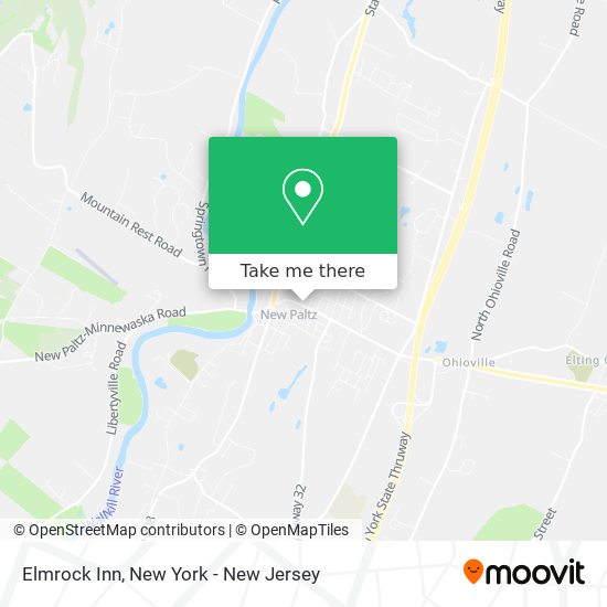 Elmrock Inn map