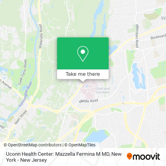Uconn Health Center: Mazzella Fermina M MD map