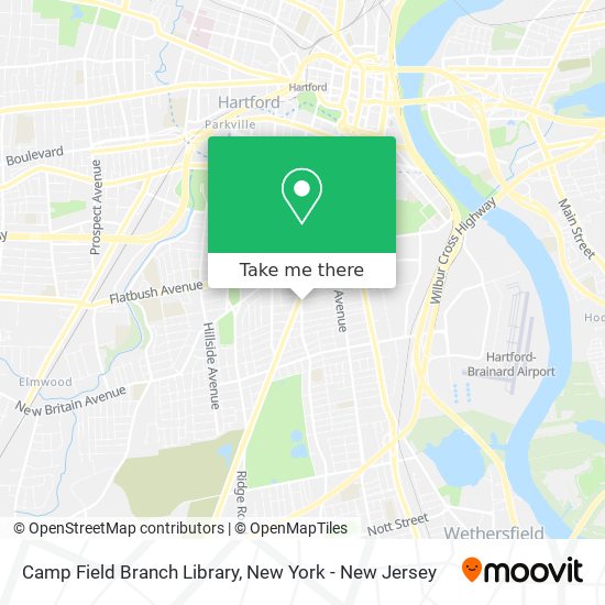 Camp Field Branch Library map