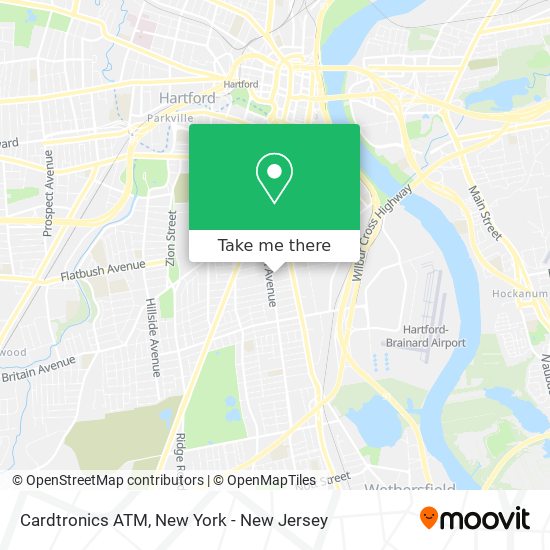 Cardtronics ATM map