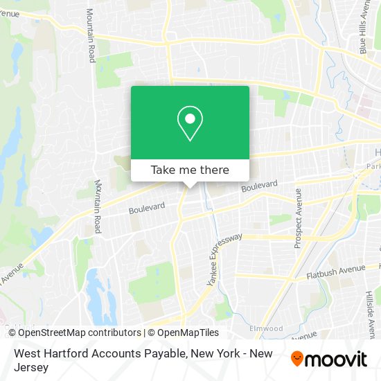 West Hartford Accounts Payable map