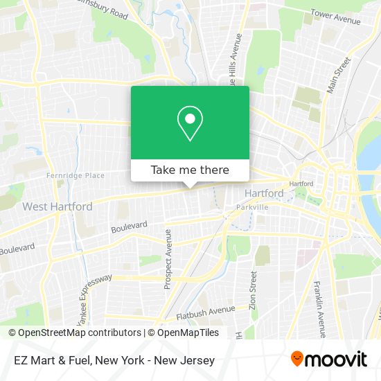 EZ Mart & Fuel map