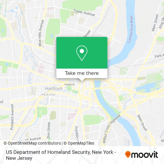 Mapa de US Department of Homeland Security