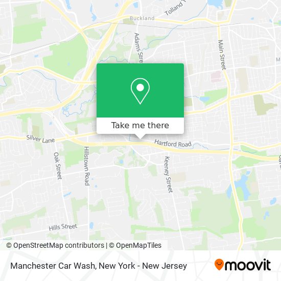 Mapa de Manchester Car Wash