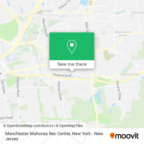 Manchester Mahoney Rec Center map