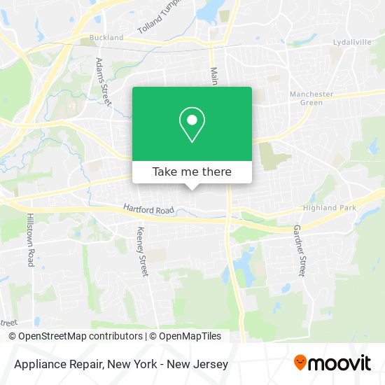 Mapa de Appliance Repair