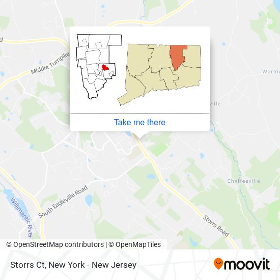 Storrs Ct map