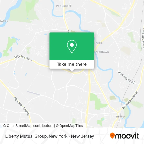 Liberty Mutual Group map